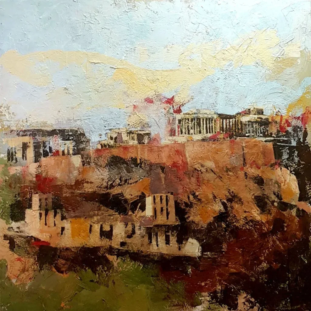 ACROPOLIS+ATENAS-2023+100x100+cm+ACRÍLICO+SOBRE+TELA-1920w