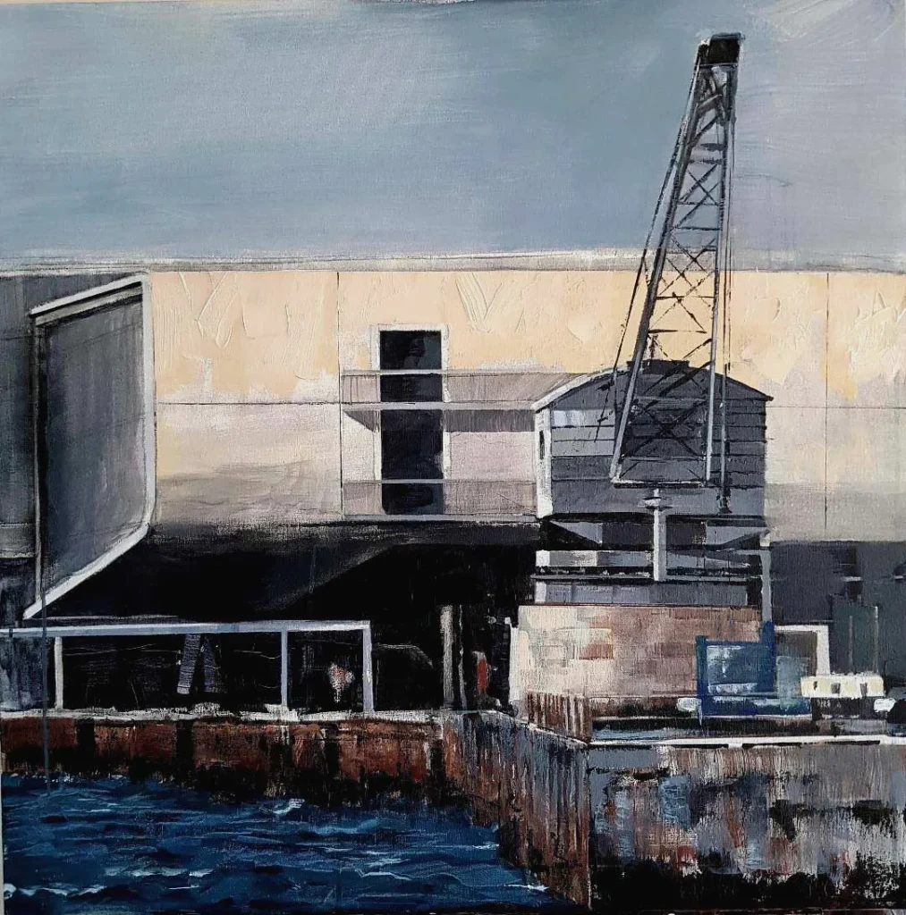 SANTANDER+GRÚA+DE+PIEDRA-2023+60x60+cm+ACRÍLICO+SOBRE+TELA-1920w